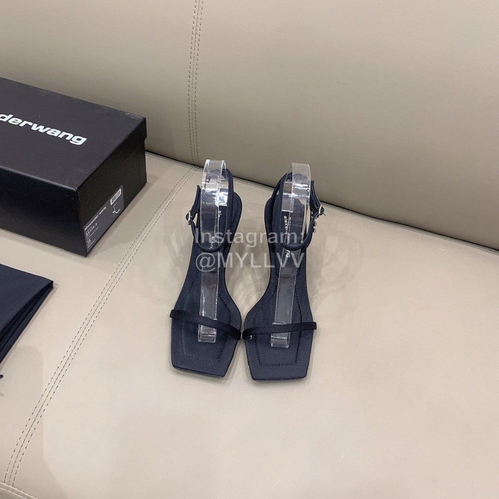 Alexander Wang Fashion Leather High Heeled Sandals For Women