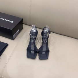 Alexander Wang Fashion Leather High Heeled Sandals For Women