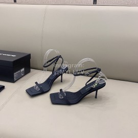 Alexander Wang Fashion Leather High Heeled Sandals For Women