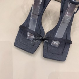 Alexander Wang Fashion Leather High Heeled Sandals For Women