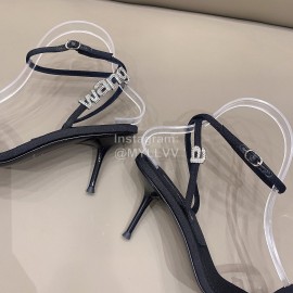 Alexander Wang Fashion Leather High Heeled Sandals For Women