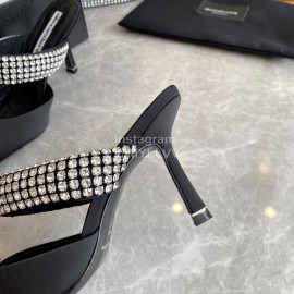 Alexander Wang Silk Sheepskin High Heels For Women 