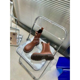 Alexander Wang Autumn Winter Cowhide Boots For Women Brown