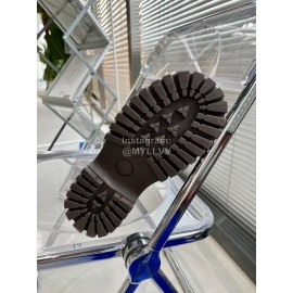 Alexander Wang Autumn Winter Cowhide Boots For Women Brown