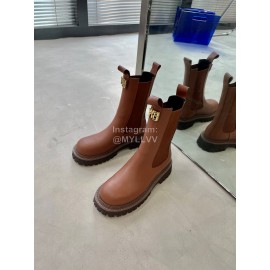 Alexander Wang Autumn Winter Cowhide Boots For Women Brown
