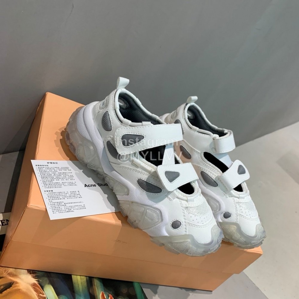 Acne Studios New Thick Soles Casual Sneakers For Women White