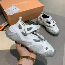 Acne Studios New Thick Soles Casual Sneakers For Women White