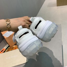 Acne Studios New Thick Soles Casual Sneakers For Women White
