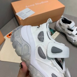 Acne Studios New Thick Soles Casual Sneakers For Women White