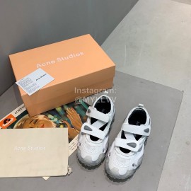 Acne Studios New Thick Soles Casual Sneakers For Women White