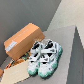 Acne Studios New Thick Soles Casual Sneakers For Women Green