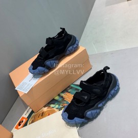 Acne Studios New Thick Soles Casual Sneakers For Women Blue