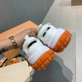 Acne Studios New Thick Soles Casual Sneakers For Women Brown