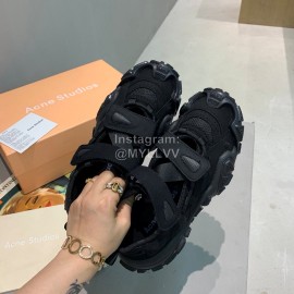 Acne Studios New Thick Soles Casual Sneakers For Women Black