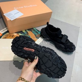 Acne Studios New Thick Soles Casual Sneakers For Women Black