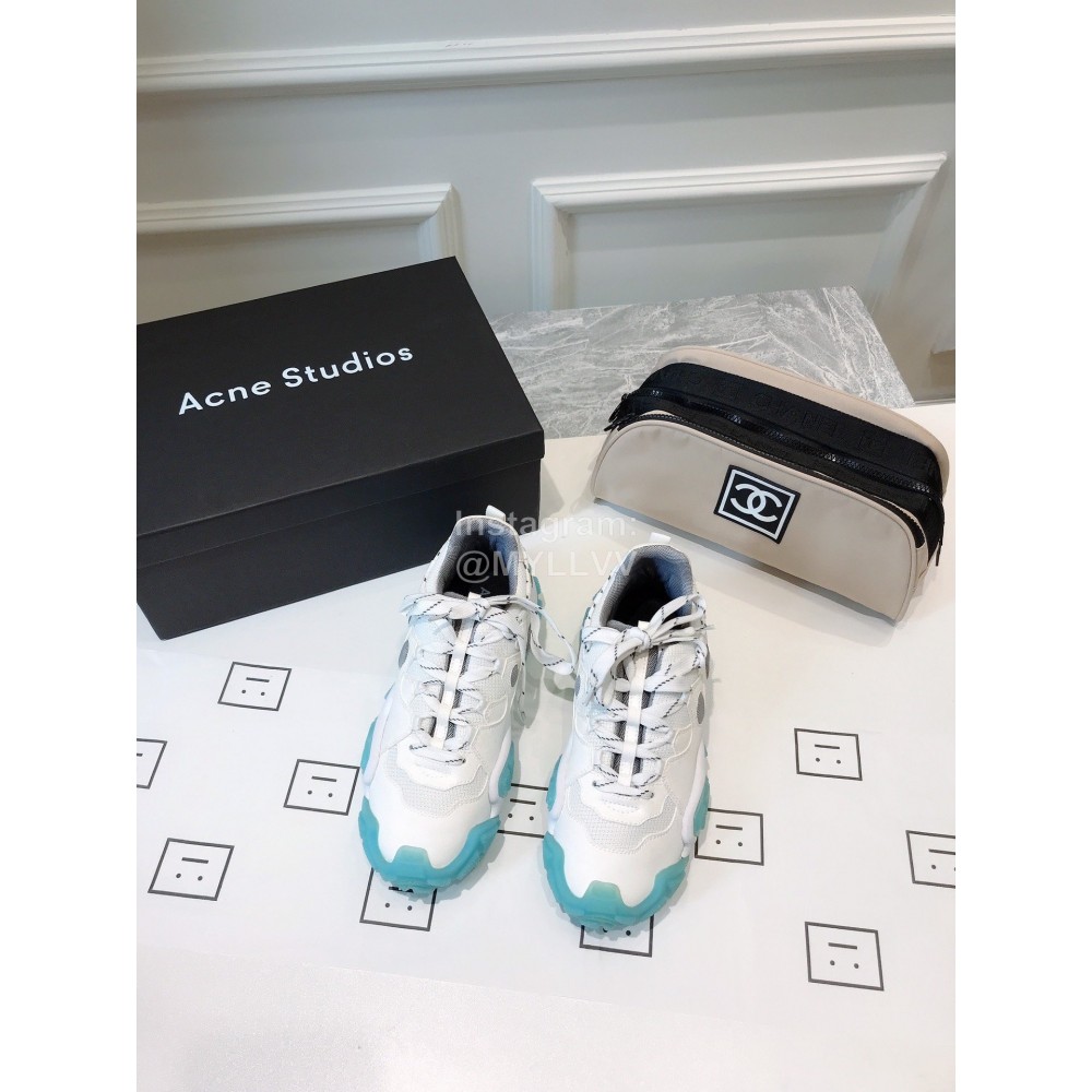 Acne Studios Fashion Casual Sneakers For Women Blue