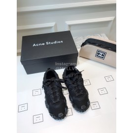 Acne Studios Fashion Black Casual Sneakers For Wom..