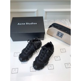 Acne Studios Fashion Black Casual Sneakers For Women 