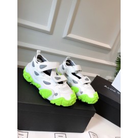 Acne Studios New Thick Soles Green Casual Sneakers For Women 