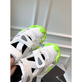 Acne Studios New Thick Soles Green Casual Sneakers For Women 