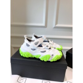 Acne Studios New Thick Soles Green Casual Sneakers For Women 
