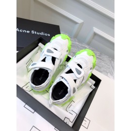 Acne Studios New Thick Soles Green Casual Sneakers For Women 
