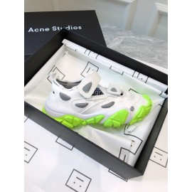 Acne Studios New Thick Soles Green Casual Sneakers For Women 