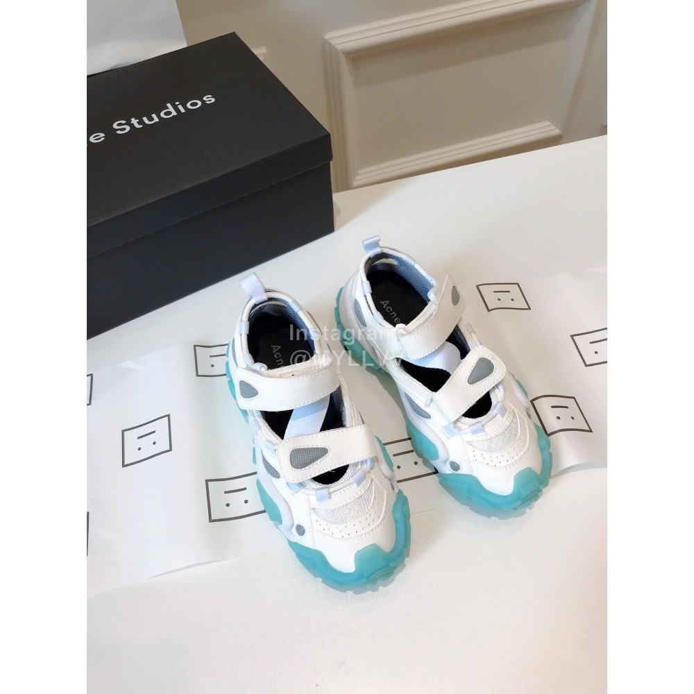Acne Studios New Thick Soles Blue Casual Sneakers For Women 