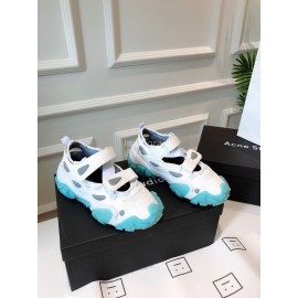 Acne Studios New Thick Soles Blue Casual Sneakers For Women 