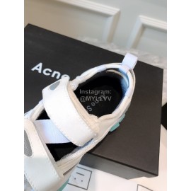 Acne Studios New Thick Soles Blue Casual Sneakers For Women 