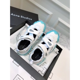 Acne Studios New Thick Soles Blue Casual Sneakers For Women 