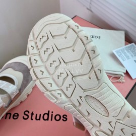 Acne Studios Webbing Velcro Casual Shoes For Women Brown