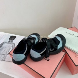 Acne Studios Webbing Velcro Casual Shoes For Women Black