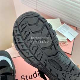 Acne Studios Webbing Velcro Casual Shoes For Women Black