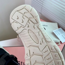 Acne Studios Webbing Velcro Casual Shoes Black For Women 