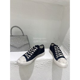 Acne Studios Fashion Casual Canvas Shoes For Women Black