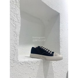 Acne Studios Fashion Casual Canvas Shoes For Women Black