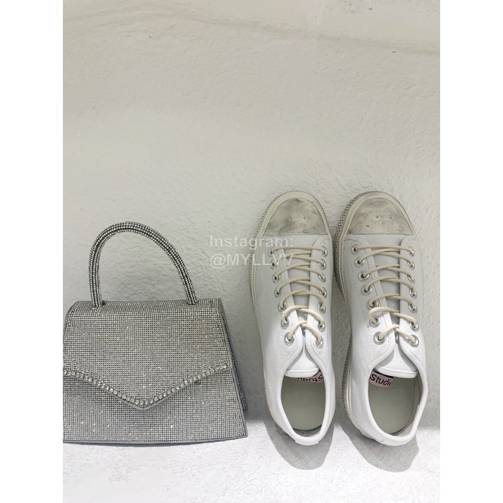 Acne Studios Fashion Casual Canvas Shoes For Women White