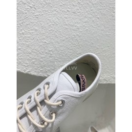 Acne Studios Fashion Casual Canvas Shoes For Women White
