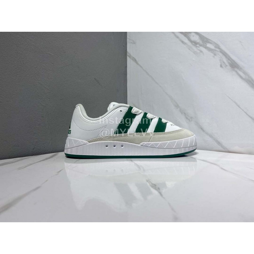 Adidas Team Court Lace Up Casual Sneakers Green