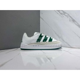 Adidas Team Court Lace Up Casual Sneakers Green