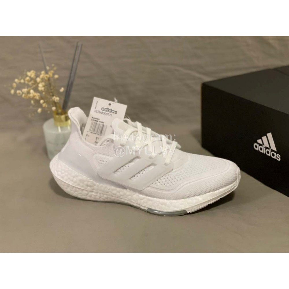 Adidas Ultra Boost 21 Torsion Spring White Sportshoes
