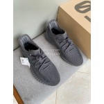 Adidas Yeezy Boost Lace Up Gray Sneakers For Men