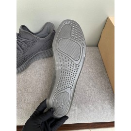 Adidas Yeezy Boost Lace Up Gray Sneakers For Men