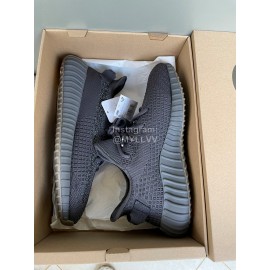 Adidas Yeezy Boost Lace Up Gray Sneakers For Men