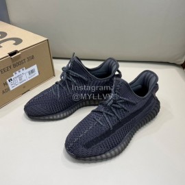 Adidas Yeezy Boost Fashion Lace Up Sneakers For Men Black