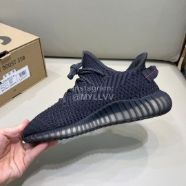 Adidas Yeezy Boost Fashion Lace Up Sneakers For Men Black