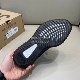 Adidas Yeezy Boost Fashion Lace Up Sneakers For Men Black