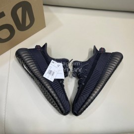 Adidas Yeezy Boost Fashion Lace Up Sneakers For Men Black