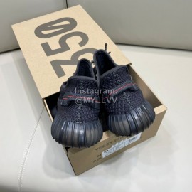 Adidas Yeezy Boost Fashion Lace Up Sneakers For Men Black
